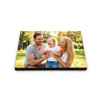 Personalizowany magnes na lodówkę ze zdjęciem 7x5 cm – Drewniany Wiking