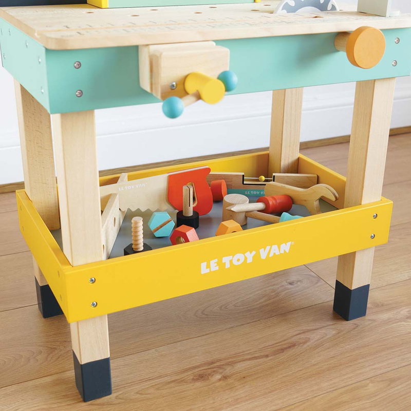 Drewniany warsztat z narzędziami Alexa, zestaw majsterkowicza, Le Toy Van