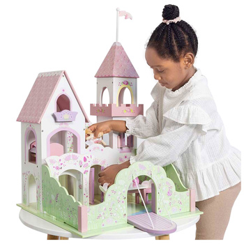 Drewniany pałac dla lalek Fairybelle Palace zabawka zamek dzieci Le Toy Van