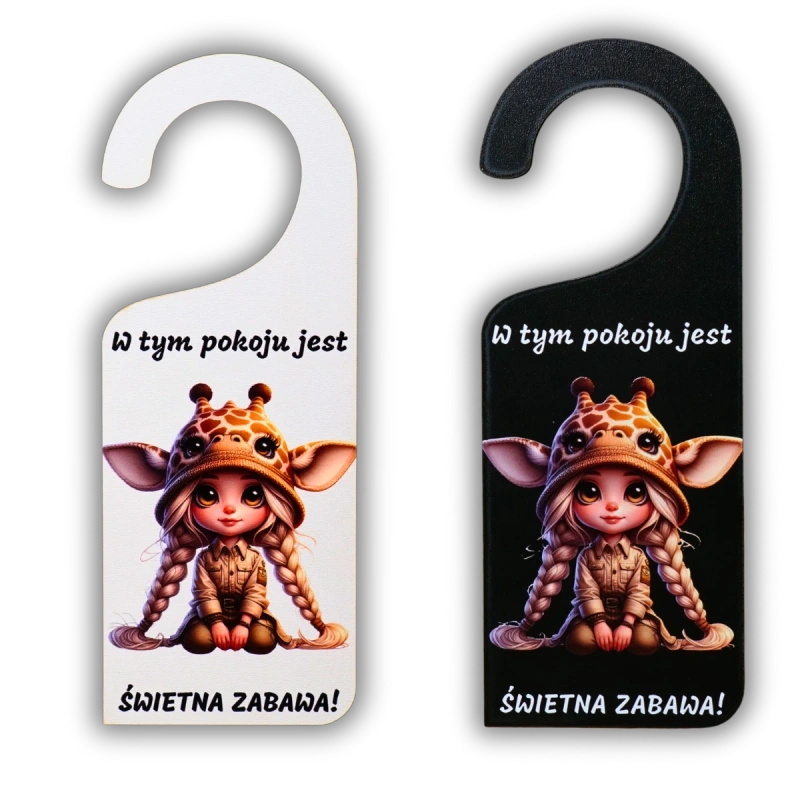Zawieszka na drzwi - twoja grafika i tekst - 20cm