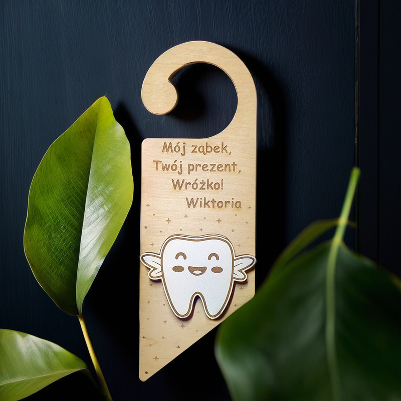 Door hanger for the Tooth Fairy (pattern 5)