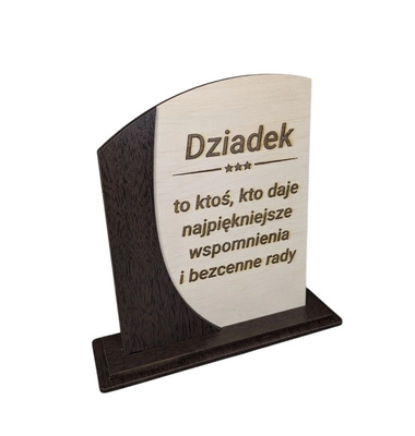 Statuetka personalizowana prezent dla dziadka babci - 15cm