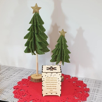 Wooden lantern "Light" - 11cm