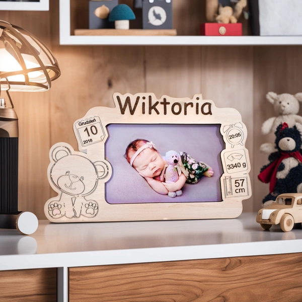 'Metryczka' Ramka dla dziecka