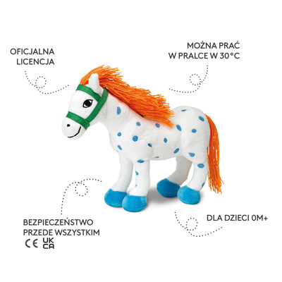 Maskotka koń Pippi Langstrumpf Alfonso 22 cm przytulanka zabawka dla dzieci