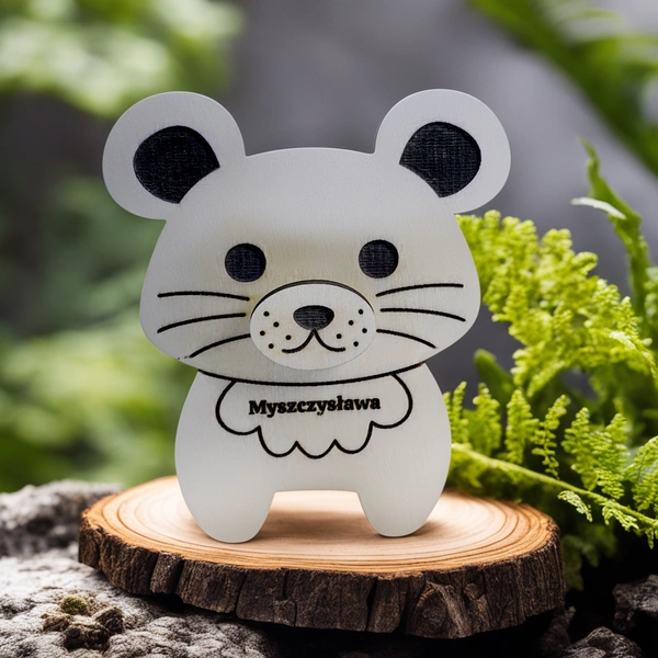 Stojak na okulary - Myszka Myszczysława