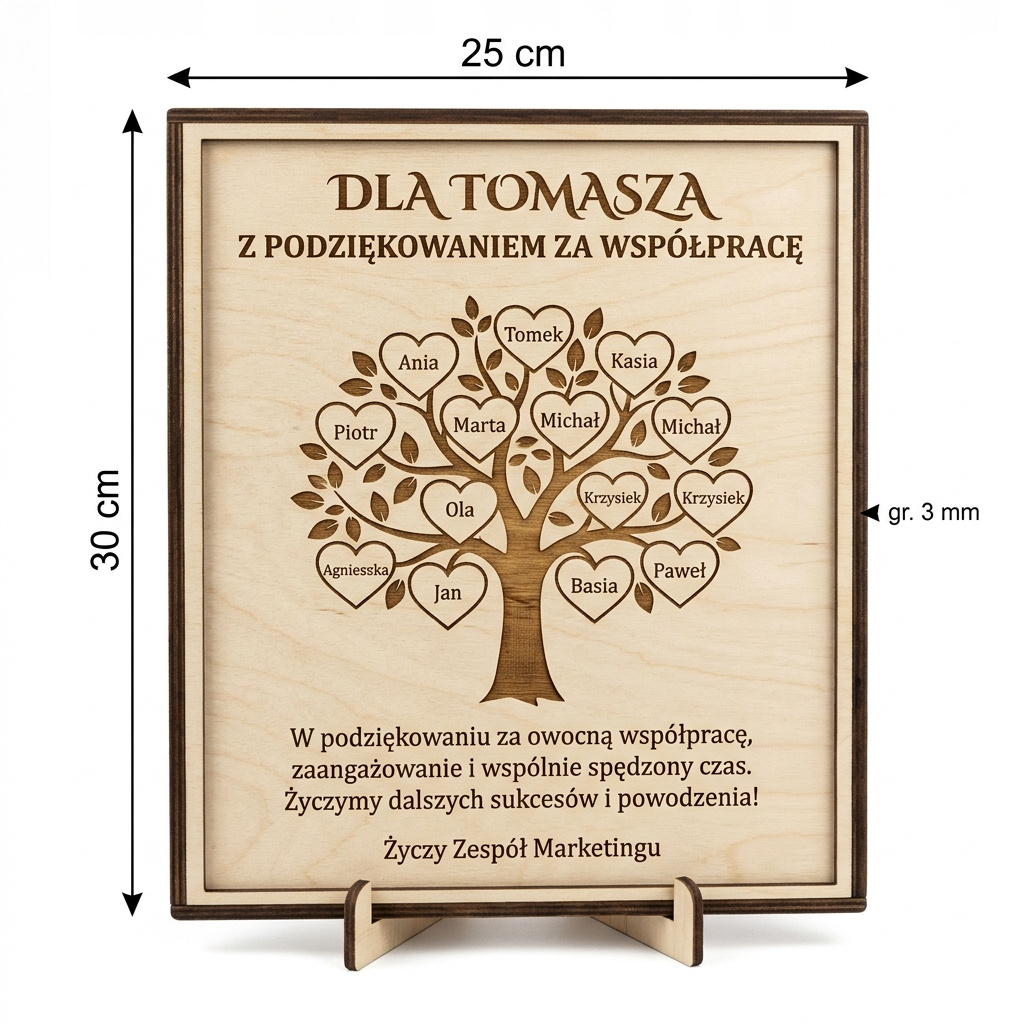 Główne z wymiarami