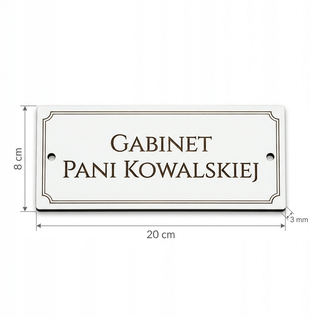 Główne z wymiarami