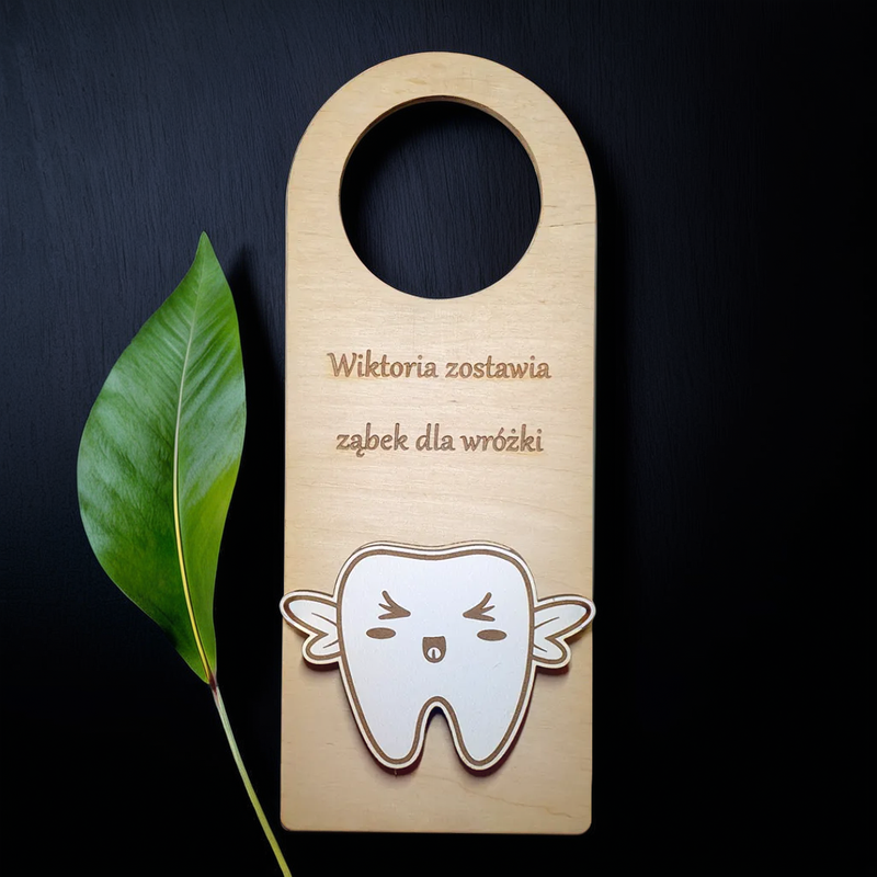 Door hanger for the Tooth Fairy (pattern 1)