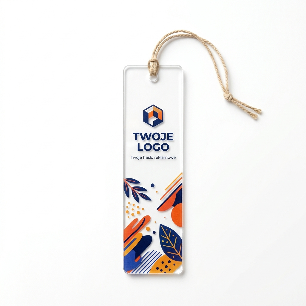 Personalizowana zakładka firmowa Plexi UV z Twoim logo