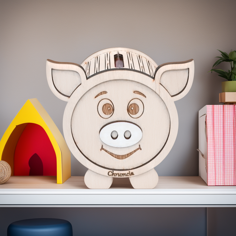 Wooden Piggy Bank