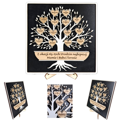 Wooden plaque "Motivator" with engraving - 10cm x 20cm