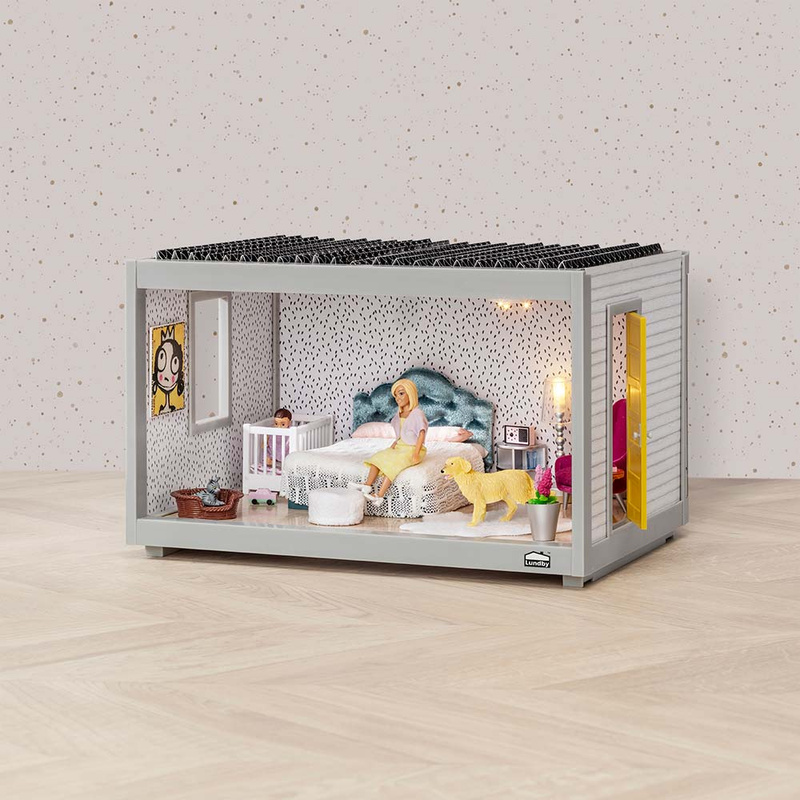 Domek dla lalek pokój 33 cm zabawka dla dzieci odgrywanie ról moduły Lundby