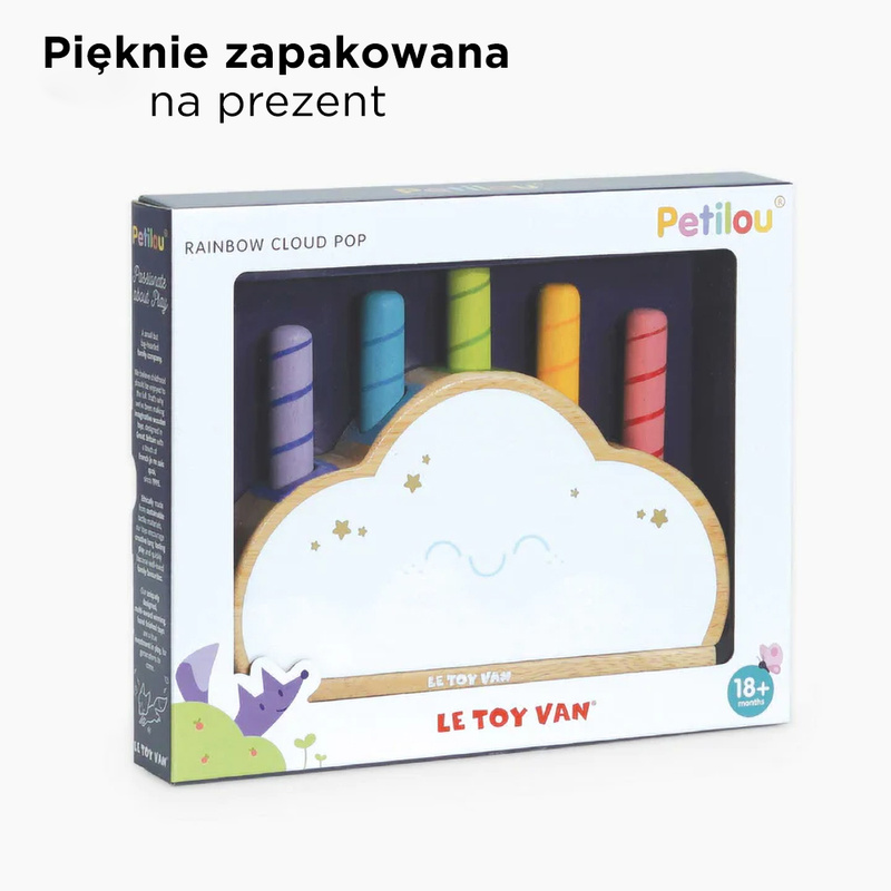 Drewniana zabawka edukacyjna dla dzieci gra strzelające patyczki Le Toy Van