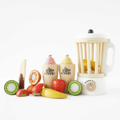Drewniany blender + zestaw owoców Fruit & Smooth, zabawka dzieci Le Toy Van