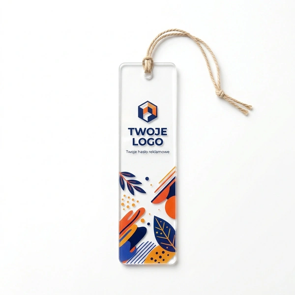 Personalizowana zakładka firmowa Plexi UV z Twoim logo