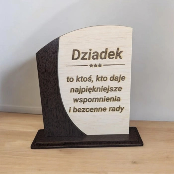 Statuetka personalizowana prezent dla dziadka babci - 15cm