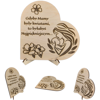 Tabliczka drewniana z grawerem dla Mamy na prezent - twój tekst