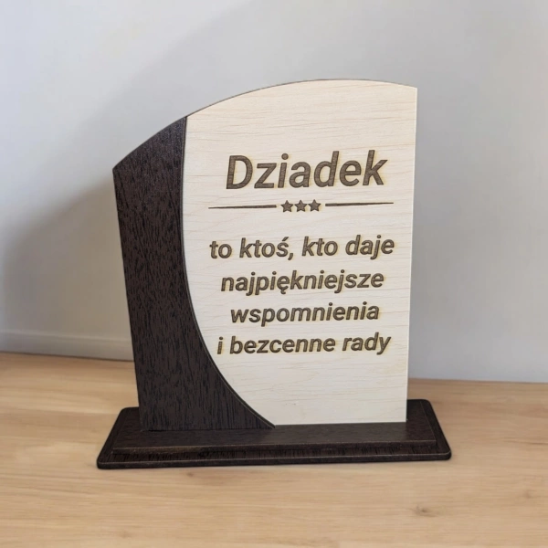Statuetka personalizowana prezent dla dziadka babci - 15cm